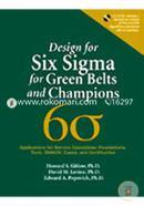 Design For Six Sigma For Green Belts and Champions 