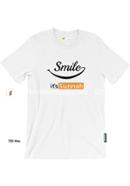 Smile It's Sunnah T-Shirt - M Size (White Color)
