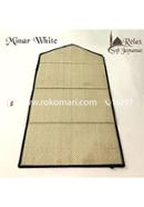 Minar Relax Foam Padded Jaynamaz - White Color