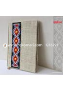 Brown Bafri Handmade Nakshi Jute Notebook - JTNBC860001
