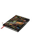 Black Six Season Handmade Nakshi Journal Notebook - NB-N-C-97-001 image