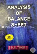 Analysis of Balance Sheet