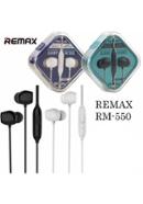 Remax RM-550 Wired In Ear Earphone (Black)