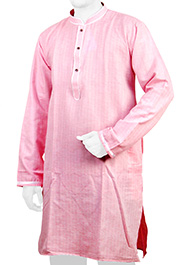  Pink Khadi Cotton Panjabi (P-112) icon