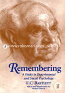 Remembering: A Study in Experimental and Social Psychology