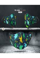 Fabrilife Premium 5 Layer Dino Kids Designer Edition Cotton Mask image