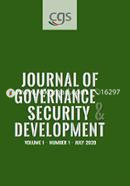 Journal of Governance Security and Development : Volume-1 - (Number-1)