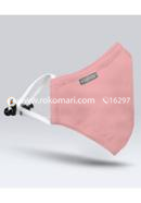 Fabrilife Premium 7 Layer cotton face Mask - Rose Pink Color