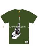 Pasha - aaaaaaaa (Marzuk Russell T-Shirt) - Olive - L