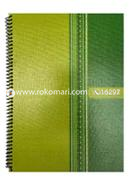 Students Notebook (Green And Olive Mixed Color)
