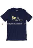 Be Productive T-Shirt - XXL Size (Navy Blue Color)