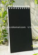 Studio Series Spiral-Bound Black Notebook