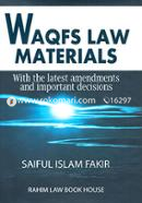 Waqfs Law Materials