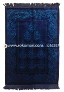 Safa Teks Turkey Prayer Mat Mihrab Jaynamaz-জায়নামাজ - Blue Color-Any Design