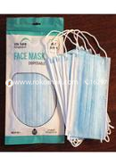 Stay Safe Surgical Mask - (10 Pcs Poly) Blue