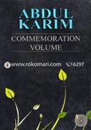 Abdul Karim Commemoration Volume 