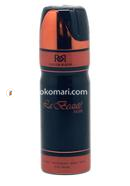 R and R Perfumes La Beaute Noir Perfumed Deodorant Body Spray For Men - 200 ML