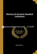 History of Ancient Sanskrit Literature