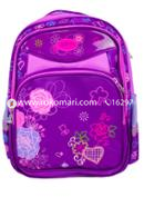 Max Cartoon School Bag (Violet Color) - M-1536 - Flower Design
