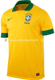 Brazil Home Jersey 2013-14 : Special Half Sleeve Only Jersey