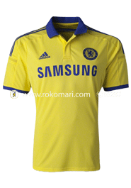 Chelsea 14/15 Away Soccer Jersey : Very Exclusive Half Sleeve Only Jersey 