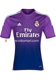 Real Madrid Home Club Jersey : Very Exclusive Half Sleeve Only Jersey (Purple Color) 
