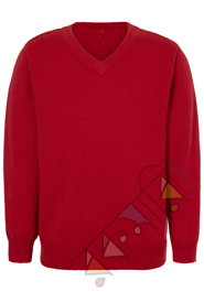 Children School Sweater (Red)