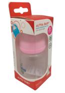 Alpha Baby Feeding Bottle with Silicone Nipple 60ml - Pink - AB-BTL-001