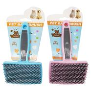 Pet Cat Dog Silicon Grooming brush