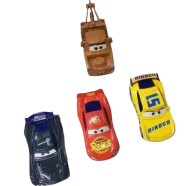 Plastic Car Pull And Go Set Pack Of 4 Toy For Kids