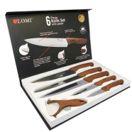 professional knife set 6 pcs