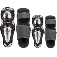 Pro Biker V2 Stainless Steel Outdoor Racing Knee And Elbow Guard - 4 Pcs icon
