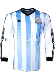 Argentina Home Jersey : Very Exclusive Full Sleeve Only Jersey