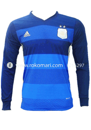 Argentina Away Jersey : Very Exclusive Full Sleeve Jersey With Short Pant