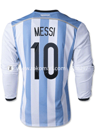 Argentina MESSI 10 Home Jersey : Very Exclusive Full Sleeve Jersey With Short Pant