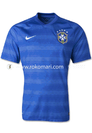 Brazil Away Jersey : Very Exclusive Half Sleeve Only Jersey