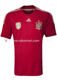 Spain Home Jersey : Very Exclusive Half Sleeve Only Jersey
