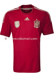 Spain Home Jersey : Special Half Sleeve Jersey with Short Pant 