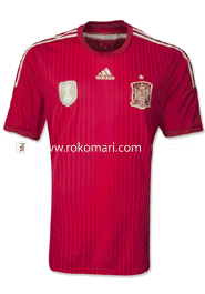 Spain Home Jersey : Special Half Sleeve Only Jersey 