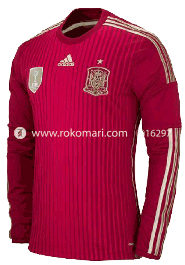 Spain Home Jersey : Special Full Sleeve Only Jersey 