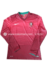 Portugal Home Jersey : Very Exclusive Full Sleeve Jersey With Short Pant