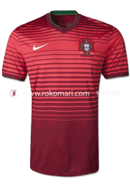 Portugal Home Jersey : Very Exclusive Half Sleeve Only Jersey