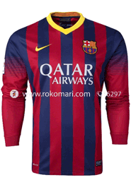 Barcelona Home Club Jersey : Very Exclusive Full Sleeve Only Jersey