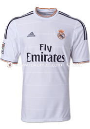 Real Madrid Home Club Jersey : Very Exclusive Half Sleeve Only Jersey