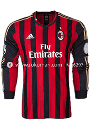 Ac Milan Home Club Jersey : Very Exclusive Full Sleeve Only Jersey