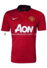 Manchester United Home Club Jersey : Very Exclusive Half Sleeve Only Jersey