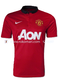 Manchester United Home Club Jersey : Very Exclusive Half Sleeve Only Jersey