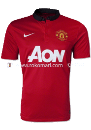 Manchester United Home Club Jersey : Special Half Sleeve Only Jersey
