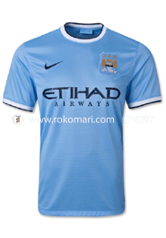 Man City Home Club Jersey : Special Half Sleeve Only Jersey 