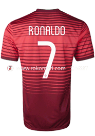 Portugal RONALDO 7 Home Jersey : Special Half Sleeve Only Jersey 